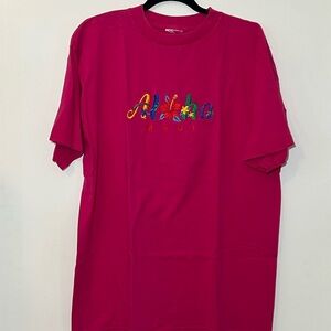 Pink Aloha Maui Graphic T-Shirt